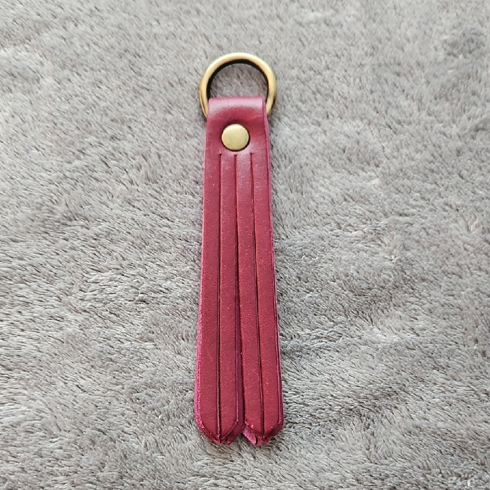 Portland Leather Burgundy Key Holder